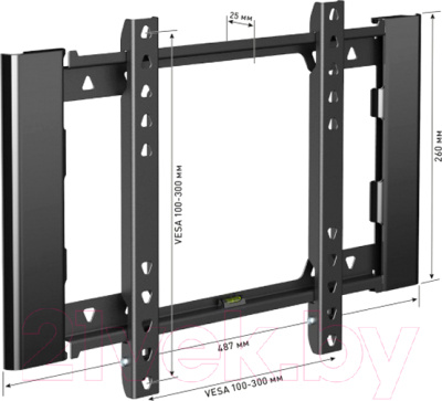 Кронштейн для телевизора Holder LCD-F3919-B (черный)