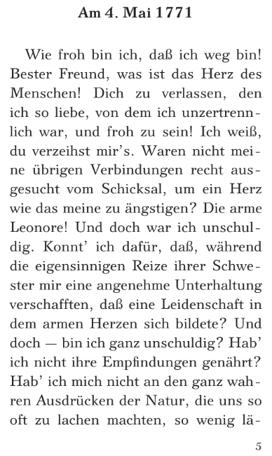 Художественная книга АСТ Die Leiden Des Jungen Werthers мягкая обложка (Гете Иоганн Вольфганг) — фото 3