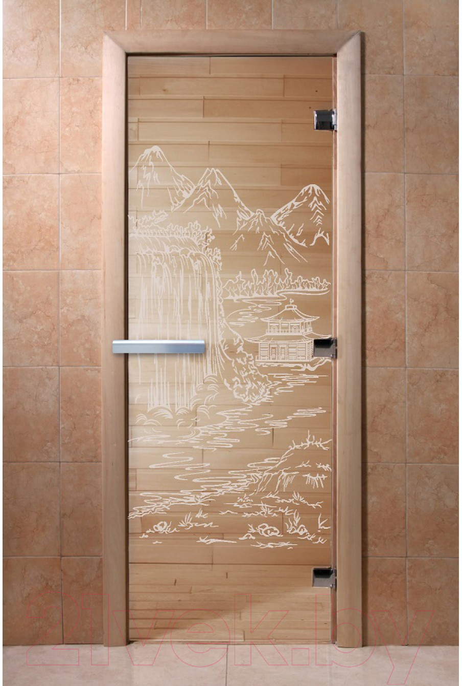 Стеклянная дверь для бани/сауны Doorwood Китай 70x190 / DW01323