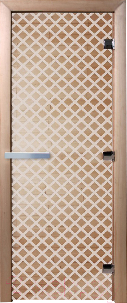 Стеклянная дверь для бани/сауны Doorwood Мираж 70x190 / DW00982