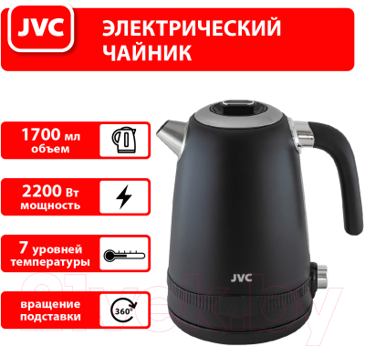 Электрочайник JVC JK-KE1730 (черный)
