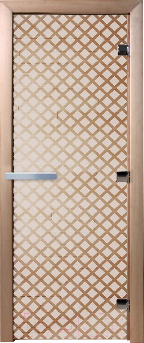 Стеклянная дверь для бани/сауны Doorwood Мираж 70x190 / DW00107