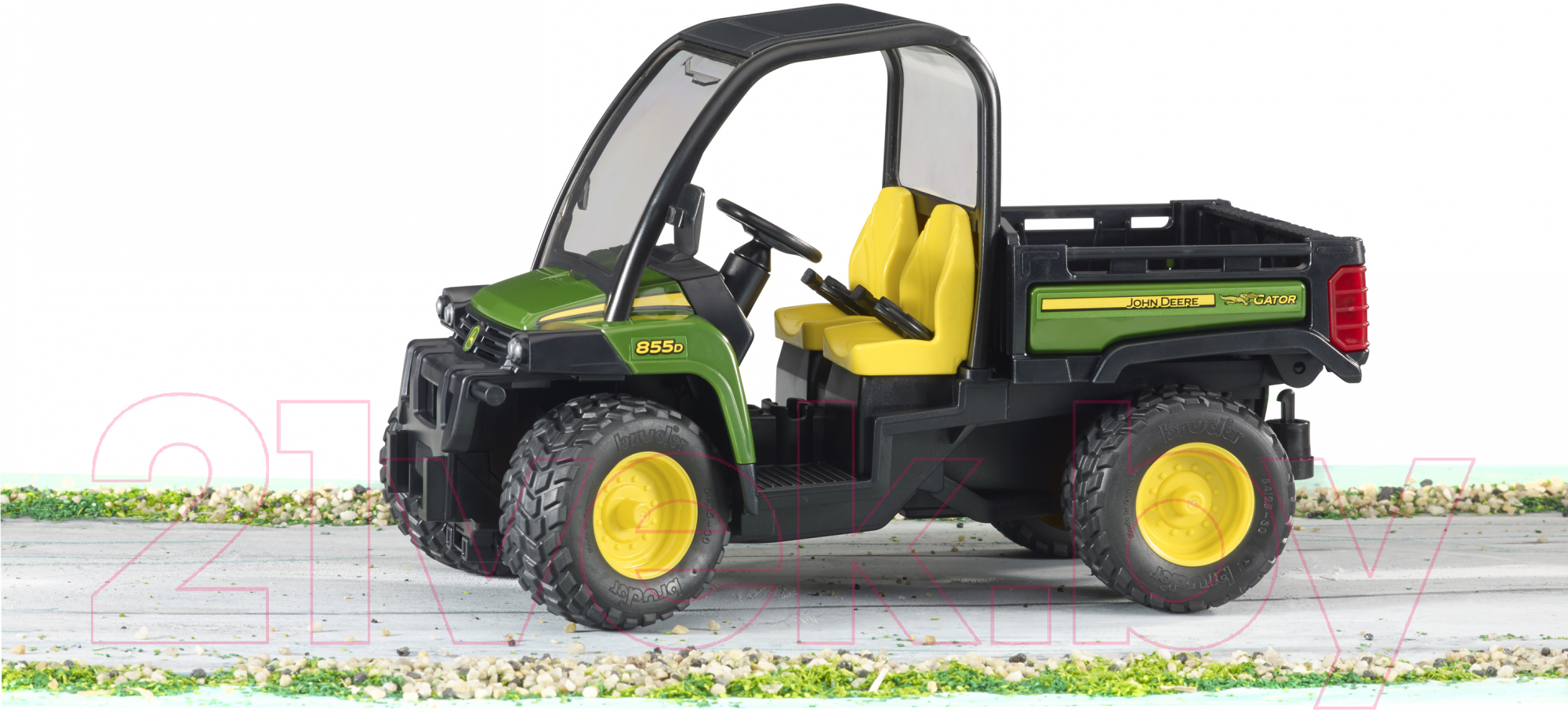 Самосвал игрушечный Bruder John Deere Gator XUV 855D / 02-491