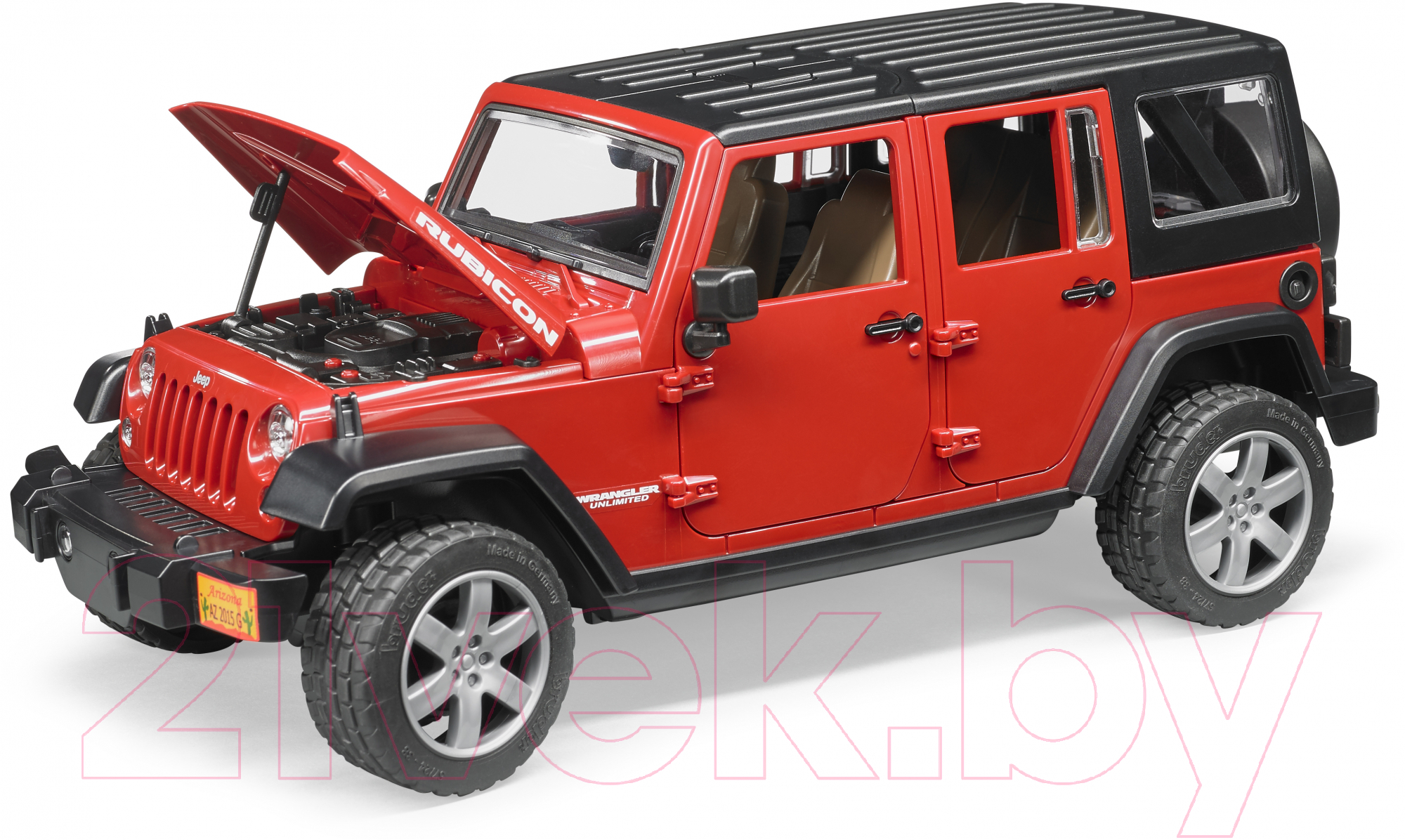 Автомобиль игрушечный Bruder Jeep Wrangler Unlimited Rubicon / 02-525