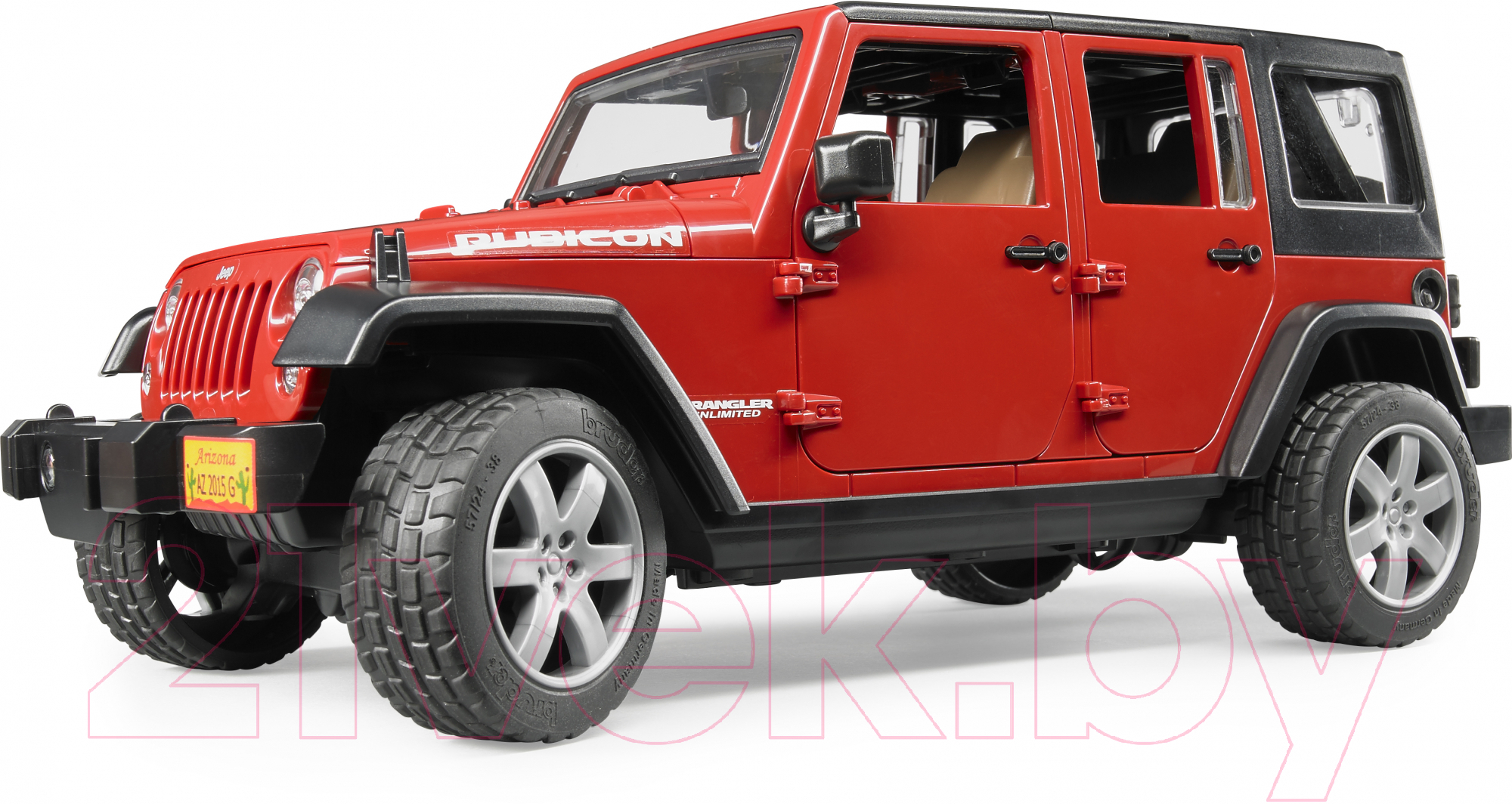 Автомобиль игрушечный Bruder Jeep Wrangler Unlimited Rubicon / 02-525