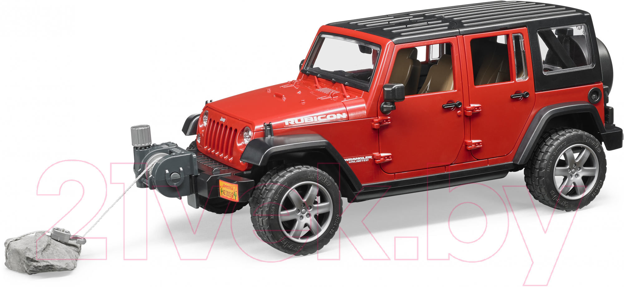 Автомобиль игрушечный Bruder Jeep Wrangler Unlimited Rubicon / 02-525