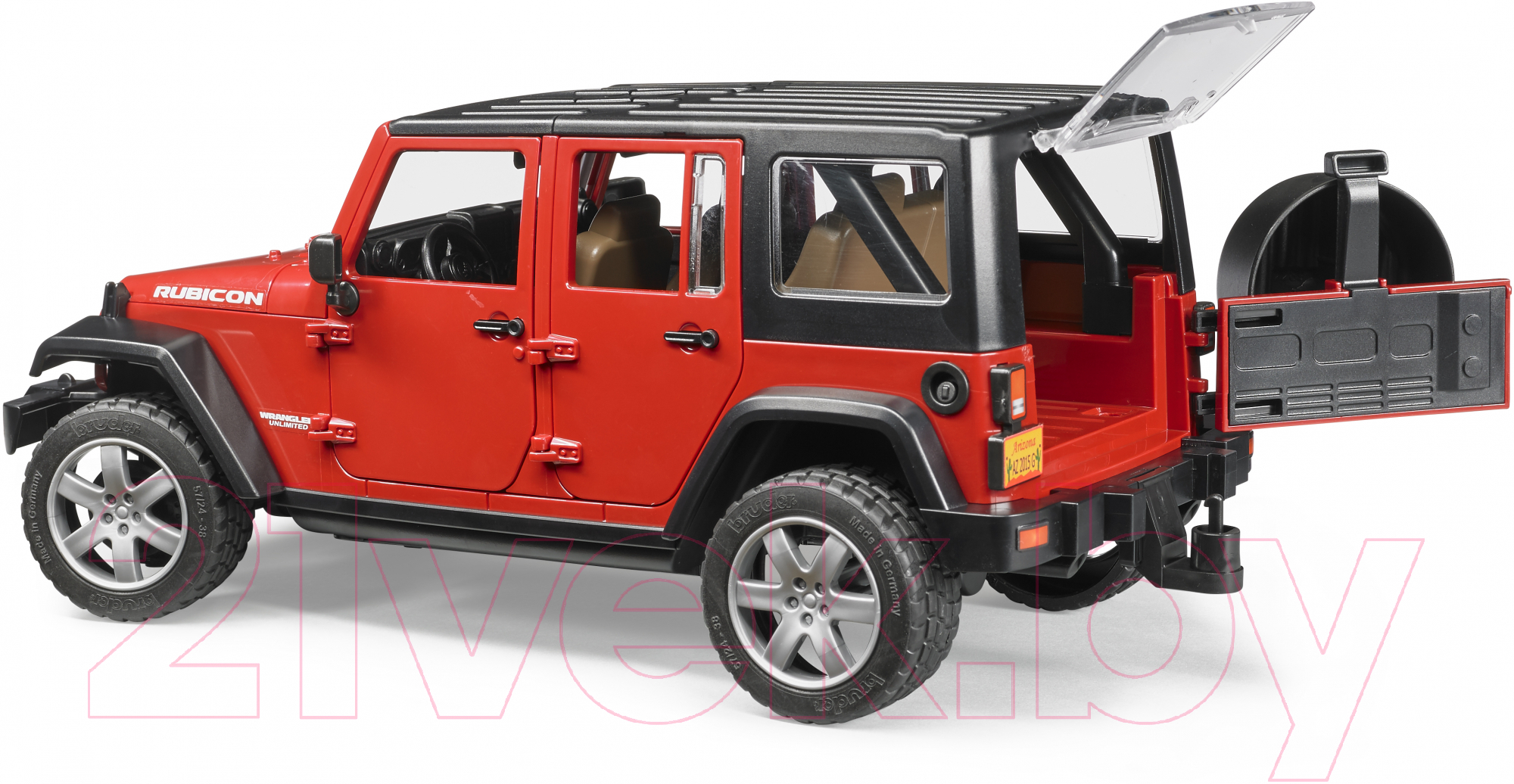 Автомобиль игрушечный Bruder Jeep Wrangler Unlimited Rubicon / 02-525