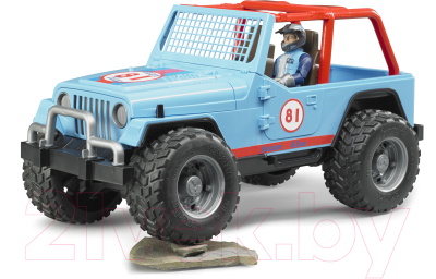 Автомобиль игрушечный Bruder Cross Country Racer с гонщиком / 02-541 (синий)