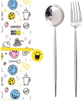 Набор столовых приборов Miniso SmileyWorld Collection / 5472 - 