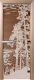 Стеклянная дверь для бани/сауны Doorwood Рассвет 70x190 / DW01272 (бронза) - 
