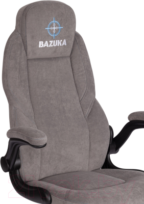 Кресло офисное Tetchair Bazuka флок (серый)