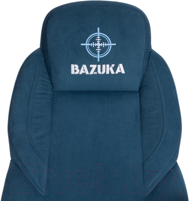 Кресло офисное Tetchair Bazuka флок (синий)