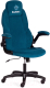 Кресло офисное Tetchair Bazuka флок (синий) - 