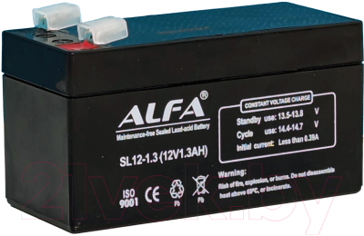 Батарея для ИБП ALFA battery SL12-1.3 (12V-1.3Ah)
