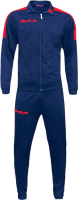 Спортивный костюм Givova Tuta Revolution / TR033 (XL, темно-синий/красный) - 