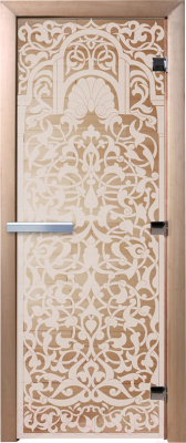 Стеклянная дверь для бани/сауны Doorwood Флоренция 80x200 / DW01536