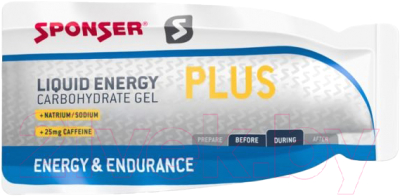Энергетический гель Sponser Liquid Energy Plus 17114 (10x35г)
