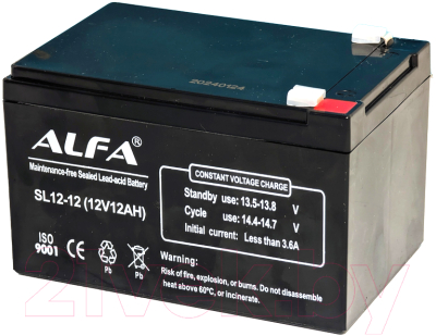 Батарея для ИБП ALFA battery SL12-12 (12V-12Ah)