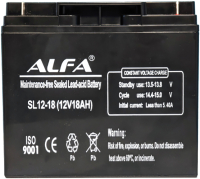 Батарея для ИБП ALFA battery SL12-18 (12V-18Ah) - 