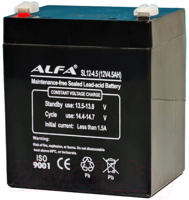 Батарея для ИБП ALFA battery SL12-4.5 (12V-4.5Ah)