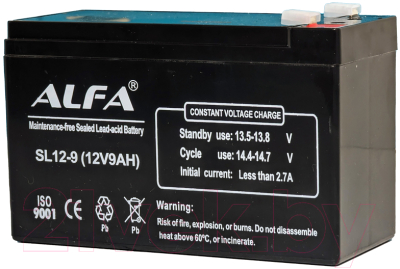 Батарея для ИБП ALFA battery SL12-9 (12V-9Ah)