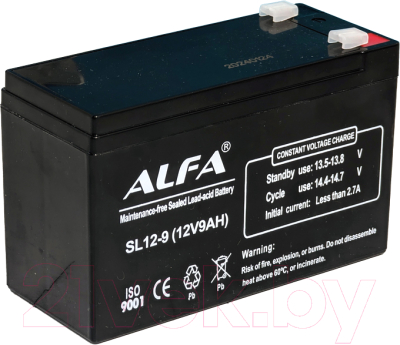 Батарея для ИБП ALFA battery SL12-9 (12V-9Ah)