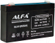 Миниатюра изображения товара Аккумуляторная батарея ALFA battery SL6-9 (6V-9Ah)