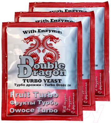 Дрожжи Double Dragon Fruit Turbo (3x51г)
