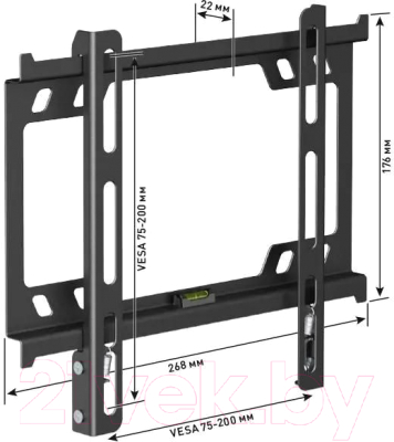 Кронштейн для телевизора Holder F2617-B (черный)