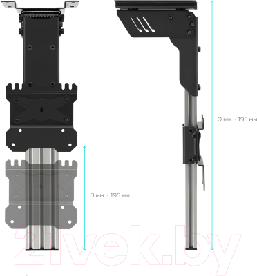 Кронштейн для телевизора Onkron CR1S (черный)