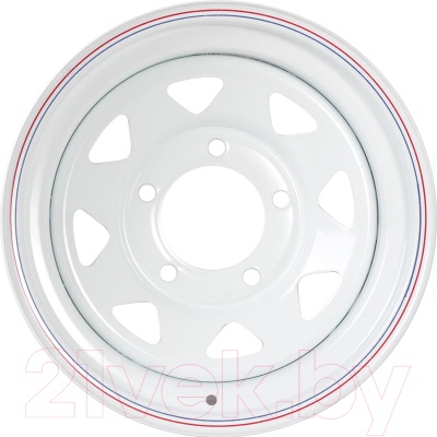 Штампованный диск ORW УАЗ 16x8" 5x139.7мм DIA 110мм ET 25мм White 82W