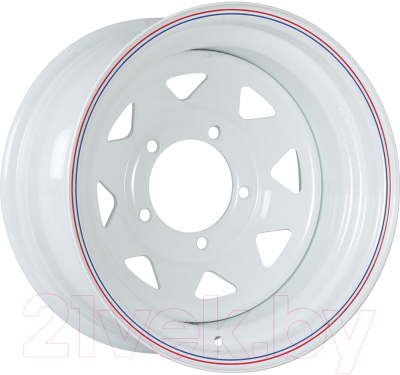 Штампованный диск ORW УАЗ 16x8" 5x139.7мм DIA 110мм ET 25мм White 82W