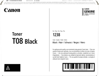Тонер-картридж Canon T08BK (3010C006) - 