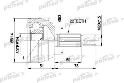 

ШРУС, PCV1021