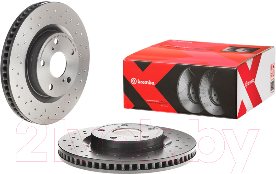 Тормозной диск Brembo 09A4171X — фото 2