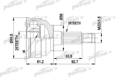 ШРУС Patron PCV1059