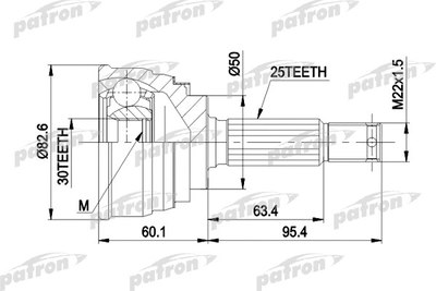 ШРУС Patron PCV1191