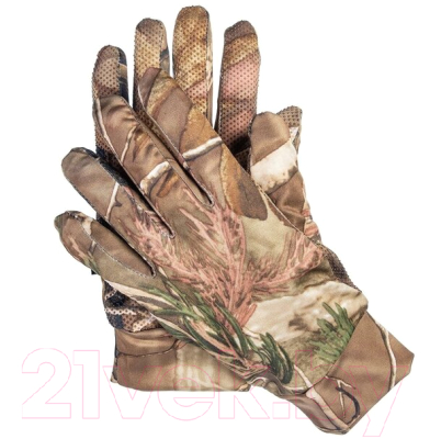 Перчатки для охоты и рыбалки Helios КМФ HS-HY-Z08- L (L, лес)