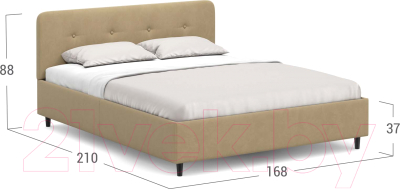 Купить Двуспальная кровать Moon Family 1253 / MF005113 в Жодино