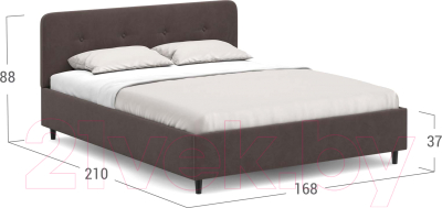 Купить Двуспальная кровать Moon Family 1253 / MF005143 в Жодино