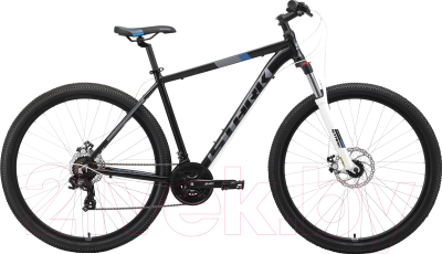 Велосипед STARK Hunter 29.2 D 2019 (18, черный/серый/синий)