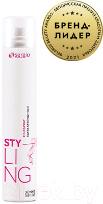 Лак для укладки волос Sergio Professional Финишный экстрасильной фиксации (500мл)
