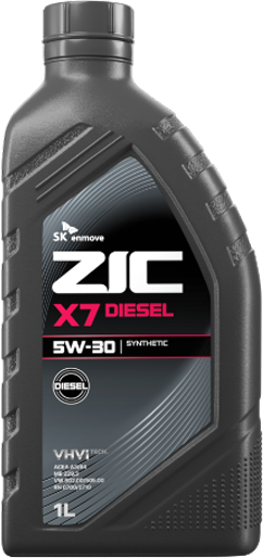 Моторное масло ZIC X7 Diesel 5W30 / 132610 (1л)