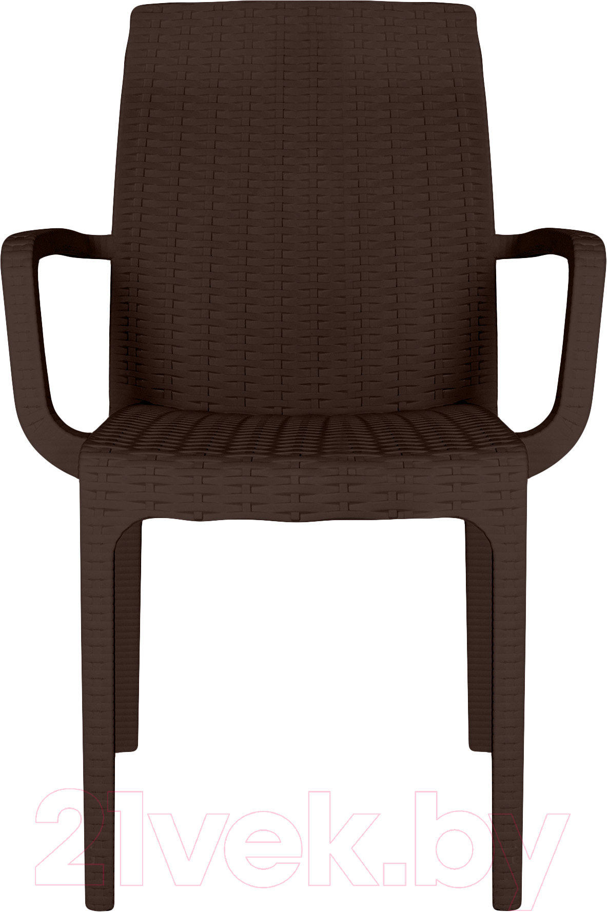 Стул пластиковый Ellastik Plast Rattan Ola Dom