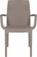 Стул пластиковый Ellastik Plast Rattan Ola Dom (серый) - 