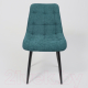 Миниатюра изображения товара Стул AksHome Caris (бирюзовый микровелюр CD2302-21/черный)