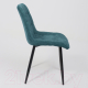 Миниатюра изображения товара Стул AksHome Caris (бирюзовый микровелюр CD2302-21/черный)