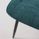 Миниатюра изображения товара Стул AksHome Caris (бирюзовый микровелюр CD2302-21/черный)