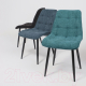 Миниатюра изображения товара Стул AksHome Caris (бирюзовый микровелюр CD2302-21/черный)