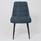 Миниатюра изображения товара Стул AksHome Caris (синий микровелюр CD2302-16/черный)